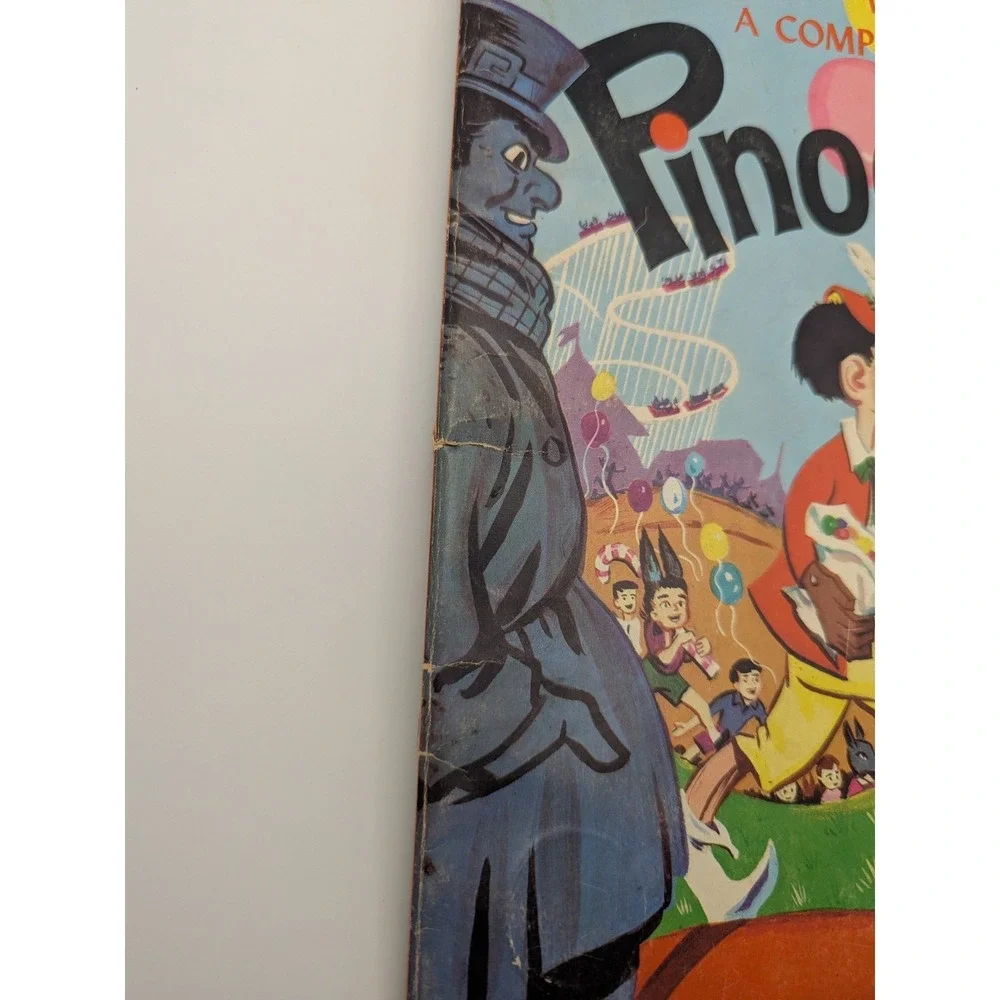 Vintage Pinocchio Color By Number Book Complete Story Clover‎ Coloring Pages